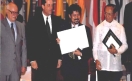UNESCO Felix Houphouët-Boigny Peace Prize (1997) – Awarded for his role in promoting peace and dialogue in the Southern Philippines, particularly in the Mindanao conflict.