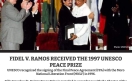 UNESCO Felix Houphouët-Boigny Peace Prize (1997) – Awarded for his role in promoting peace and dialogue in the Southern Philippines, particularly in the Mindanao conflict.