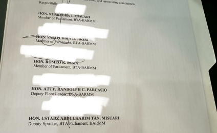 A MESSAGE OF THANKS FROM THE SULU - ISAL - TEACHERS