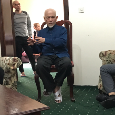 Mnlf Chairman Nur Misuari In Jeddah After Umrah 3 Of 8